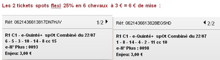 22/07/2016 --- CABOURG --- R1C1 --- Mise 6 € => Gains 0 € Scree122