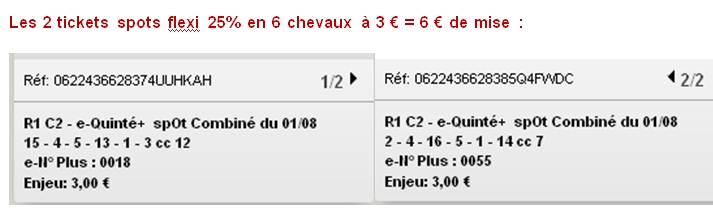 01/08/2016 --- CLAIREFONTAINE --- R1C2 --- Mise 6 € => Gains 0 € Scree159