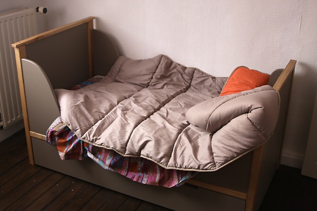 [Fabrication] Un lit en frêne et médium pour jeune enfant.  Essais12