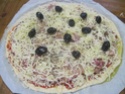 pizza - pizza au coeurs de palmiers et jambon cru.photos. Img_1412