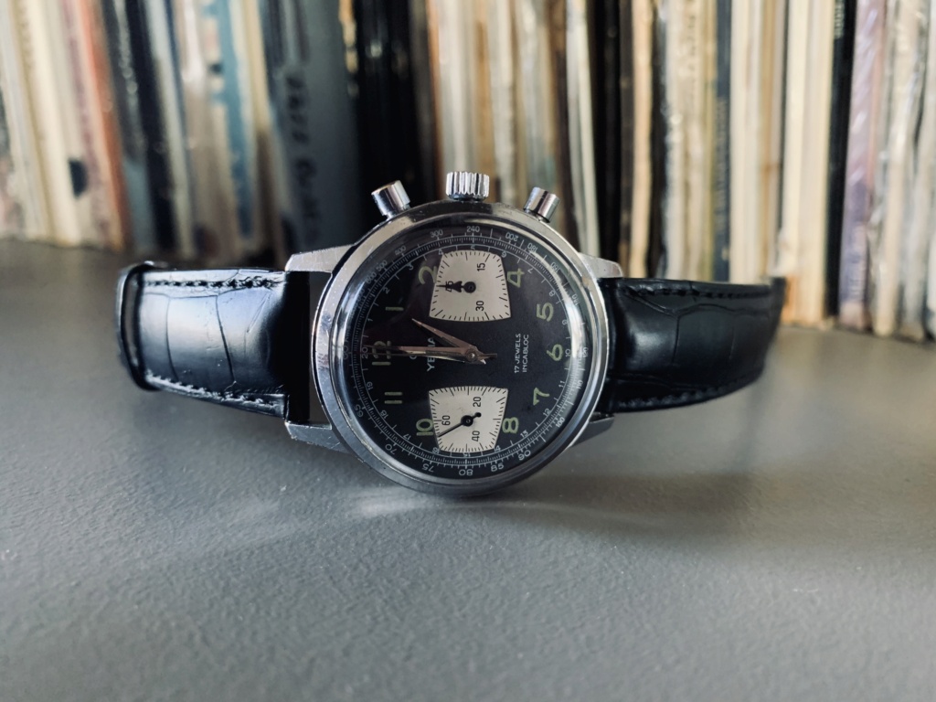 Yema chronographe reverse panda vintage  2e73a510