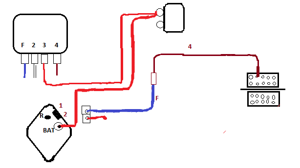 Alternator/wiring Altern13