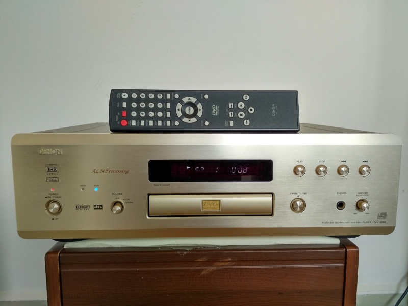 Denon DVD-5000 Universal HDCD CD Player and Independent Digital To Analog Converter DAC Img_2021