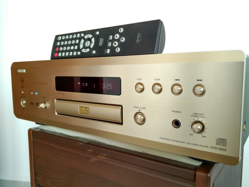 Denon Dvd 5000 Universal Hdcd Cd Player And Independent Digital To Analog Converter Dac Denon Dvd 5000 Universal Hdcd Cd Player And Independent Digital To Analog Converter Dac