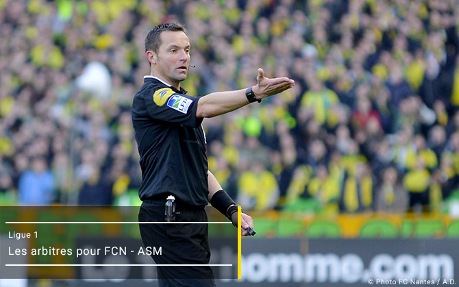 L1 . J2  . Samedi 20 août 2016 - 17:00 . FC Nantes / AS Monaco  Arbitr11