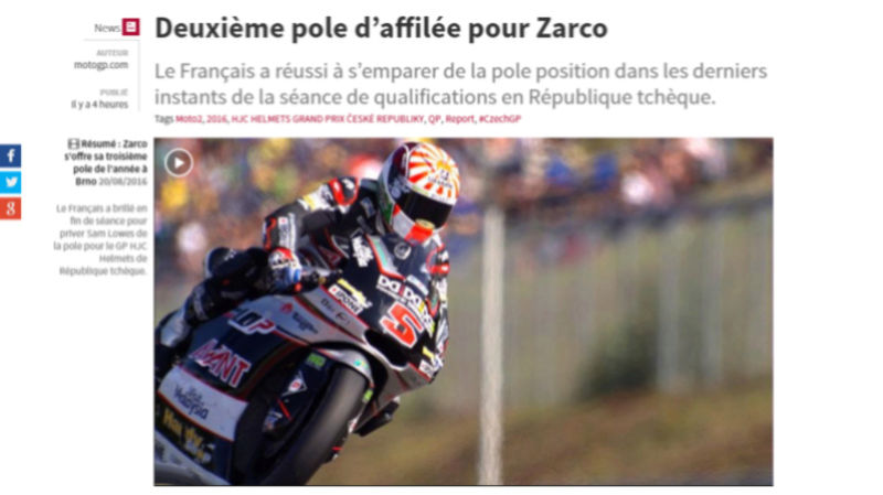 Dimanche 21 août 2016 - MotoGp - Grand Prix HJC Helmets de République Tchèque - BRNO Captur24