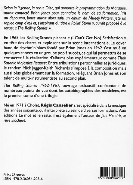 The Rolling Stones 1962-1967 par Régis Canselier Rf00610