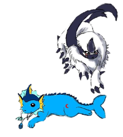 Spirit the Modest Absol and Annick the Calm Vaporeon (Mountain, Johto) Pictur20