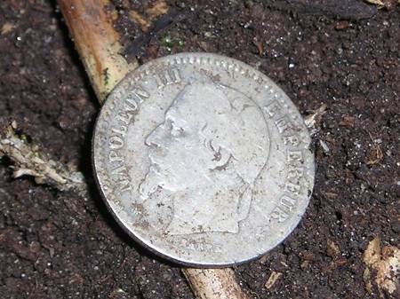 Napoleon III  1867 A  50 cent argent   P1010012