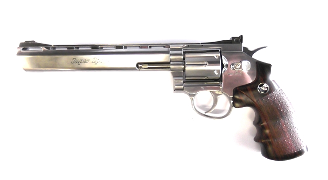 Plomb - Revolver Dan Wesson 8" Chromé 4,5 mm plomb diabolo "LE RETOUR" Ccccc10