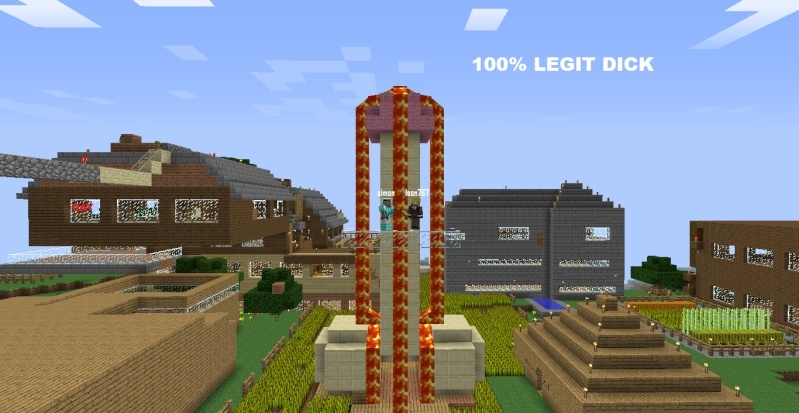 Post your cool Minecraft builds here! (Occuptation while the server is down ;P) 2012-011
