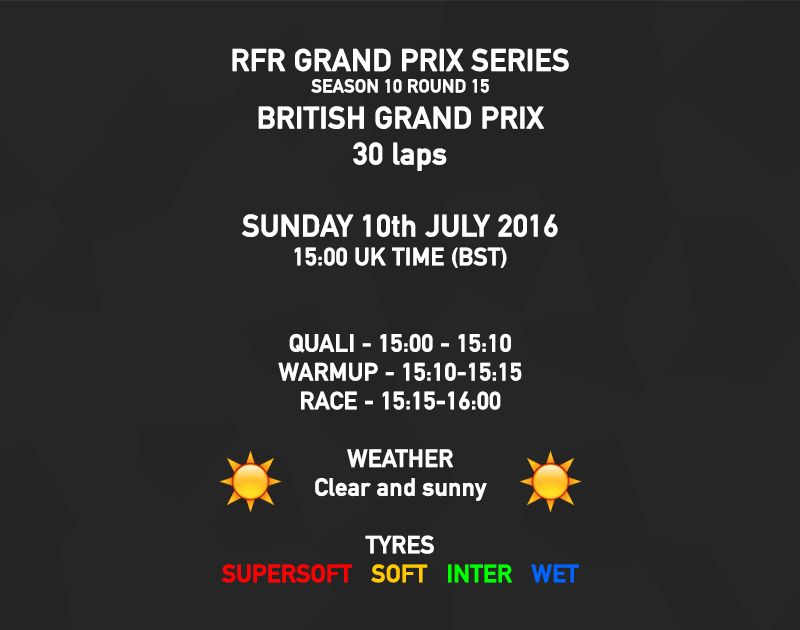 rFR S10 - R15 - BRITISH Grand Prix - Event Sign In (10/07/16) Britai10