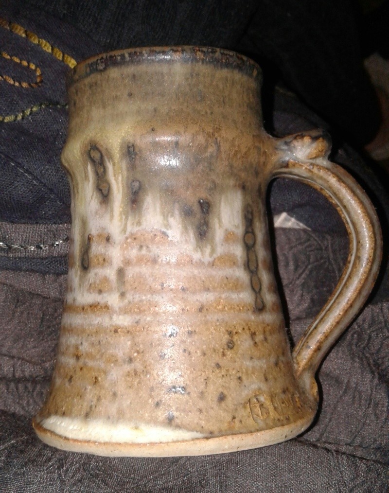 Tankard style mug with anchor mark plus other 20160613
