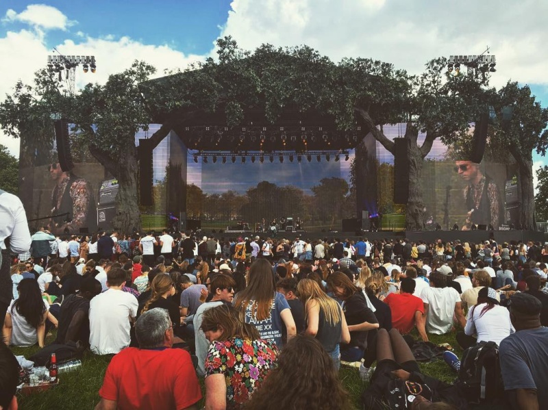 7/2/16 - "British Summer Time 2016", London, England, Hyde Park, Rangers Lodge 311