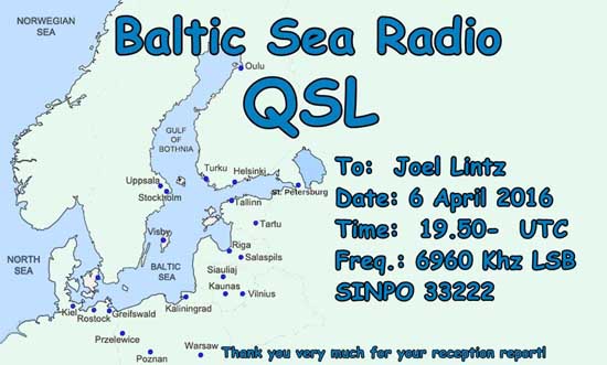 eQSL de Baltic Sea Radio Bsr55010