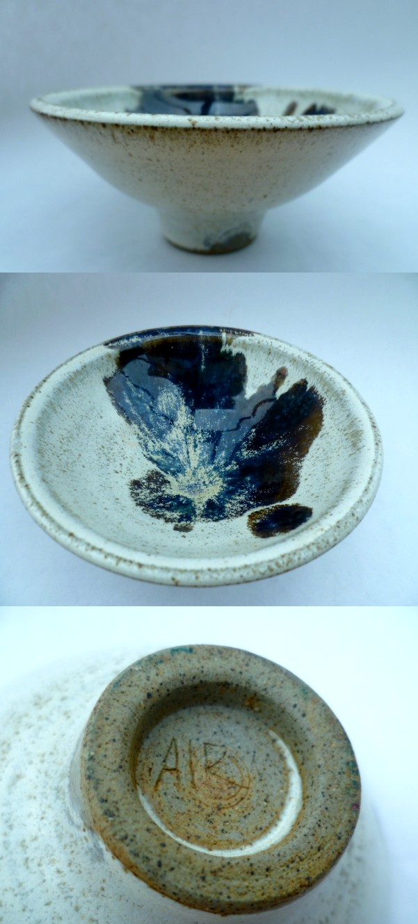 Narrow based bowl or Oriental Tea Cup - Incised AIR Air10