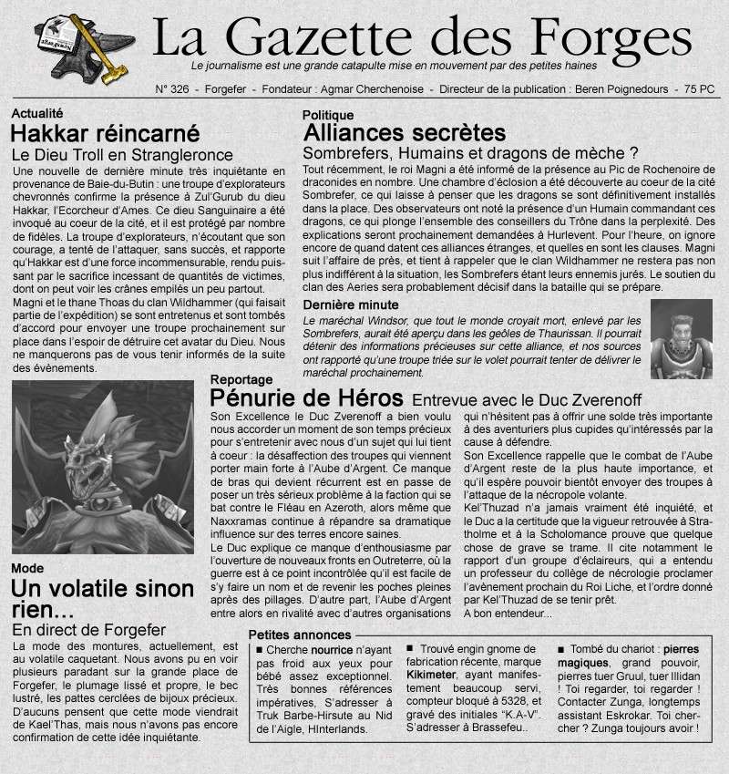 [CULT] La Gazette des Forges, numéro 323 à 334-bis Gazett13