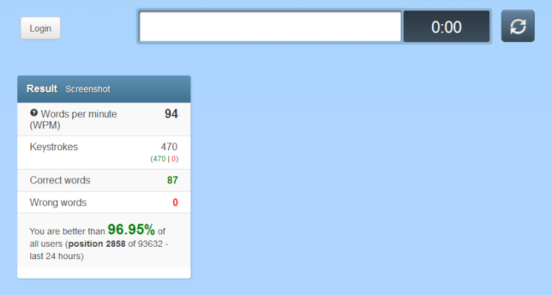 How fast are you? Typing10
