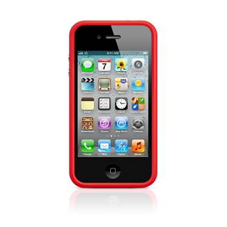 červený pouzdro pro iPhone 4/4s Cer10
