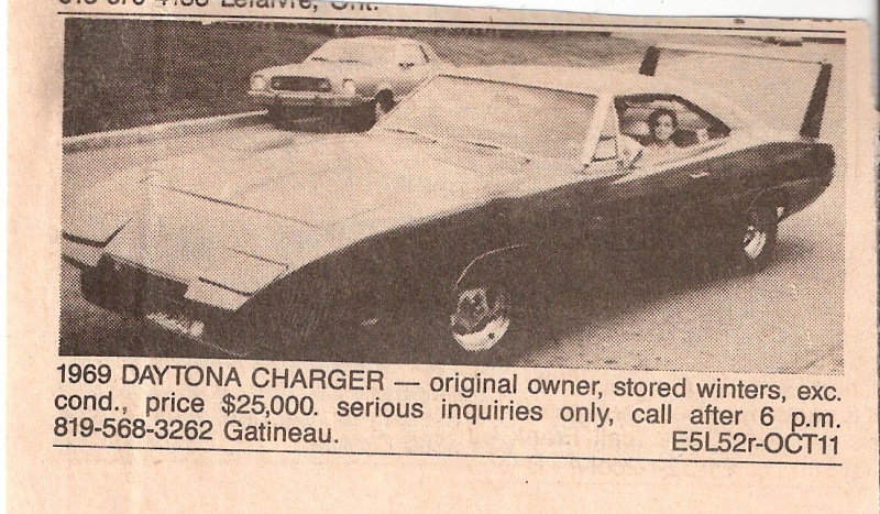 Dossier : 69 Charger Daytona in Quebec - Page 13 Dayton11