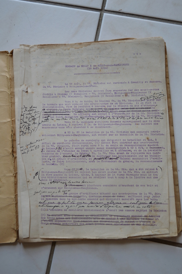 (K) Rapport Trentinian sur les combats de la 7e DI - 1914  Rappor19