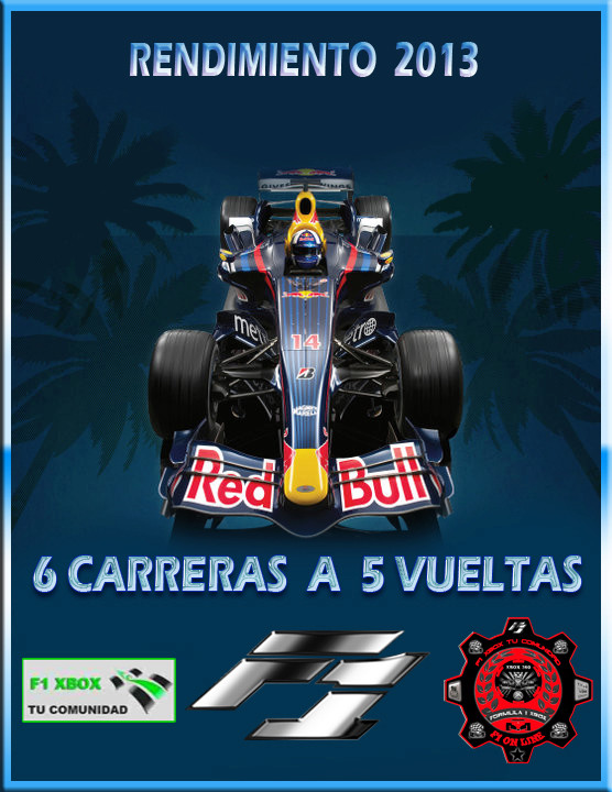  F1 2013 - XBOX 360 / SPRINT ANTIESTRES - FORMULA 1 XBOX / CONFIRMACIÓN DE ASISTENCIA / MIERCOLES 17-08-2016 A LAS 22:15 HORAS Afiche10