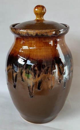 Tall jar Peter Lowrie yes Lowrie11