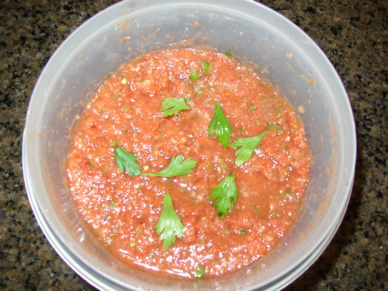 First try at homemade salsa P1010011