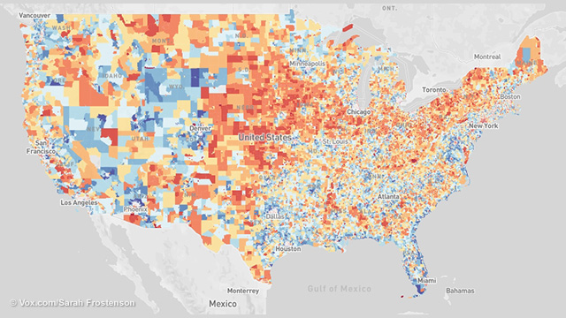 EVERY NEIGHBORHOOD IN AMERICA MAPPED TO SHOW RISK LEVELS OF LEAD CONTAMINATION IN THE WATER SUPPLY Americ10