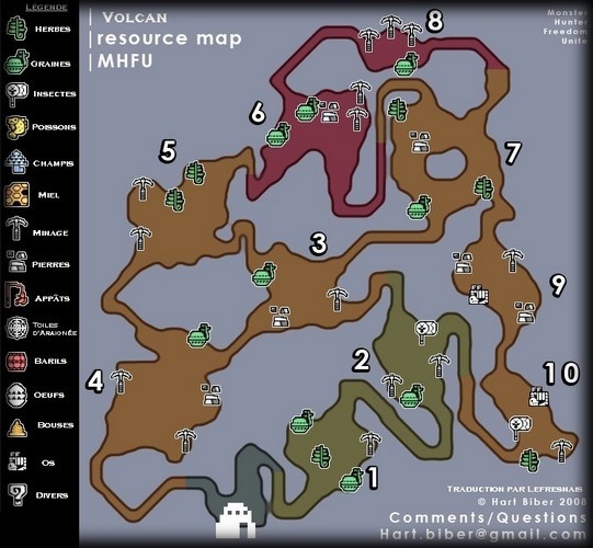 liste des map Volcan10