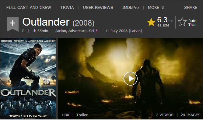 فيلم الاكشن والمغامرة الرهيب Outlander 2008 720p.BluRay مترجم بنسخة البلوري 03-11-10