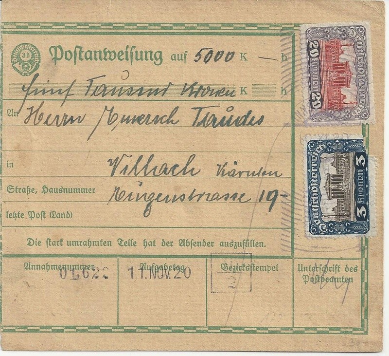 Inflation in Österreich - Belege - 1918 bis 1925 - Seite 7 Bild_225