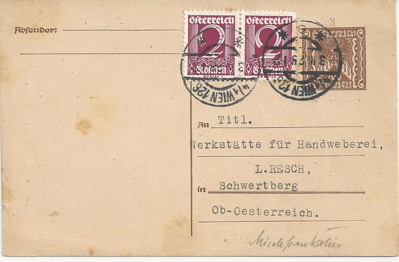Inflation in Österreich - Belege - 1918 bis 1925 - Seite 7 Bild_230