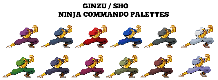 CAPCOM GINZU from captain commando 2016 released w/ all others MVC helpers updated Ginzu_10