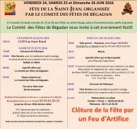 Fête de la Saint-Jean 2016 du 24 au 26 Juin 2016 à Begadan Fe8aa410