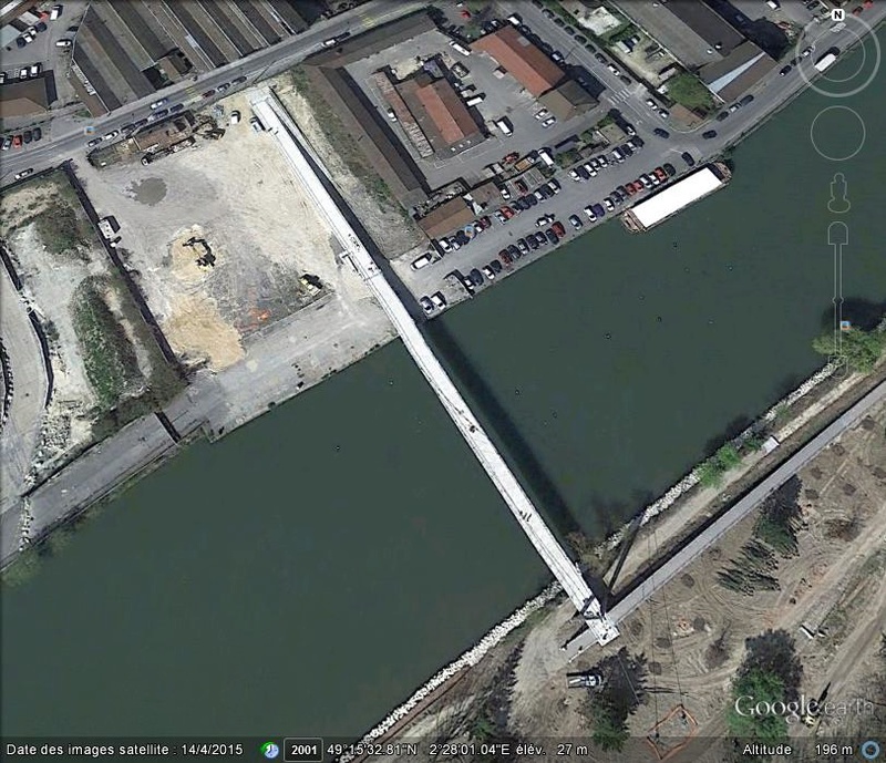 [Enfin visible sur Google Earth] - Future Passerelle de Creil, Oise B123