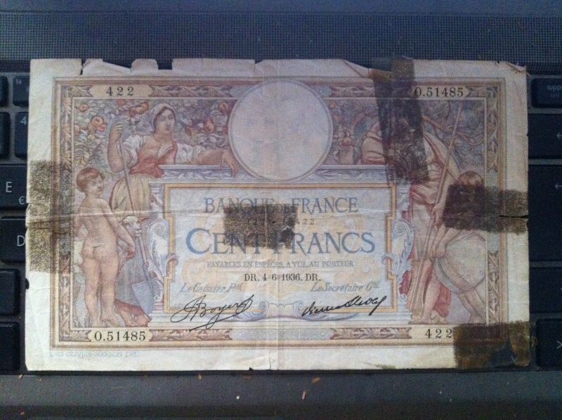 Billet de 100 Francs 1936 2016-040