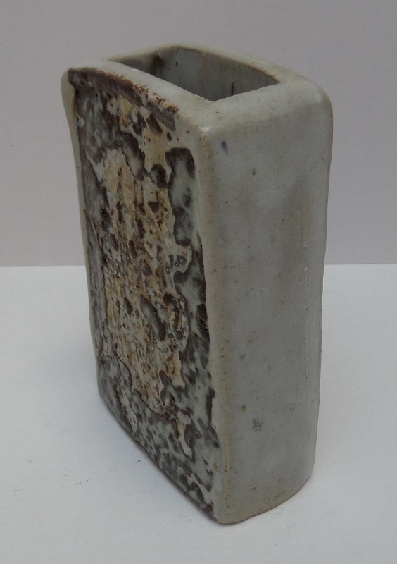 Slab built vase with seal Cr or Cs? - Christopher Green, S. Africa?  Marksp43