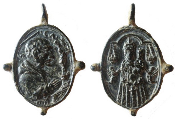 Las  MEDALLAS de San CARLOS BORROMEO. SIGLOS XVI- XVII- XVIII. Apuntes iconográficos. 02_lor10