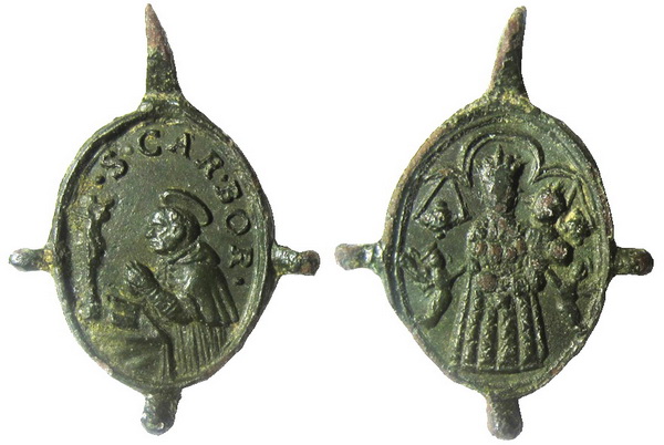 Las MEDALLAS de San CARLOS BORROMEO. SIGLOS XVI- XVII- XVIII. Apuntes iconográficos. 05_lor10