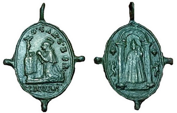 Las  MEDALLAS de San CARLOS BORROMEO. SIGLOS XVI- XVII- XVIII. Apuntes iconográficos. 05_lor11