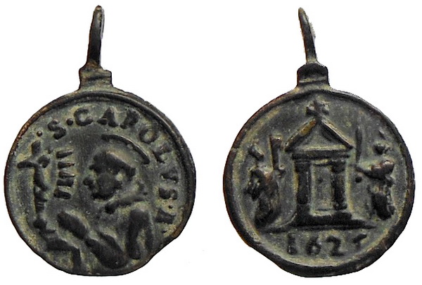 Las  MEDALLAS de San CARLOS BORROMEO. SIGLOS XVI- XVII- XVIII. Apuntes iconográficos. Avelin16