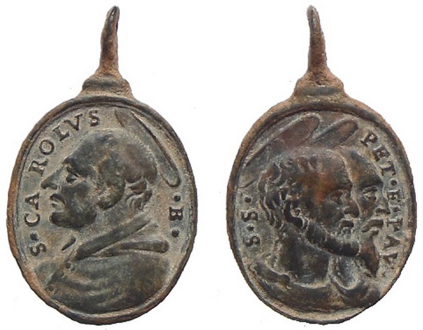 Las  MEDALLAS de San CARLOS BORROMEO. SIGLOS XVI- XVII- XVIII. Apuntes iconográficos. Avelin18