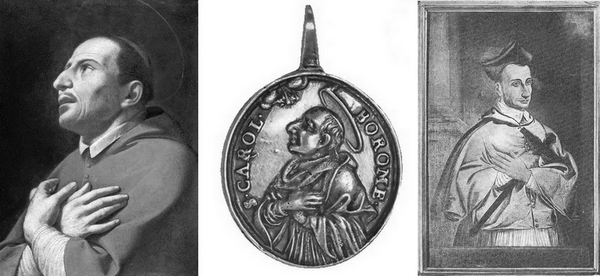 Las  MEDALLAS de San CARLOS BORROMEO. SIGLOS XVI- XVII- XVIII. Apuntes iconográficos. Brazos10