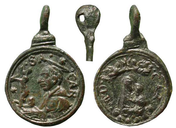 Las  MEDALLAS de San CARLOS BORROMEO. SIGLOS XVI- XVII- XVIII. Apuntes iconográficos. Carmen16