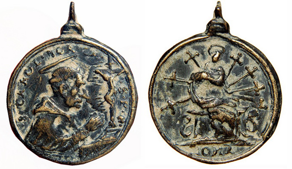 Las  MEDALLAS de San CARLOS BORROMEO. SIGLOS XVI- XVII- XVIII. Apuntes iconográficos. Col_pa11