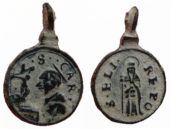 Las  MEDALLAS de San CARLOS BORROMEO. SIGLOS XVI- XVII- XVIII. Apuntes iconográficos. Col_pa16