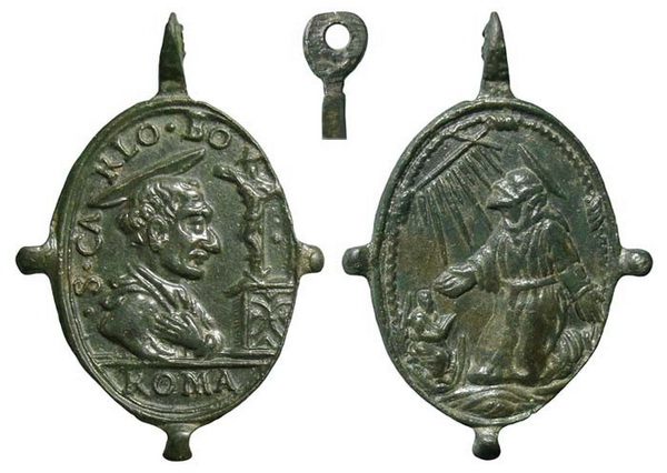 Las MEDALLAS de San CARLOS BORROMEO. SIGLOS XVI- XVII- XVIII. Apuntes iconográficos. Insvla17