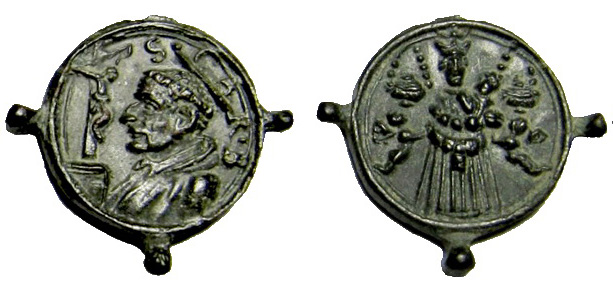 Las  MEDALLAS de San CARLOS BORROMEO. SIGLOS XVI- XVII- XVIII. Apuntes iconográficos. Loreto14