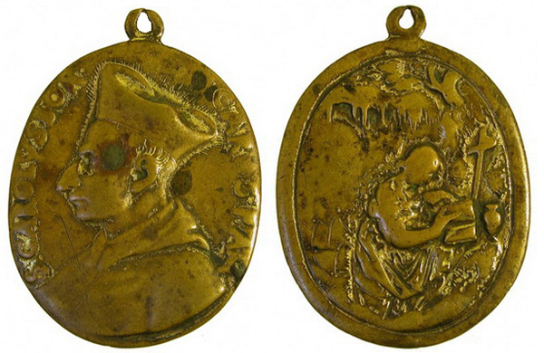 Las  MEDALLAS de San CARLOS BORROMEO. SIGLOS XVI- XVII- XVIII. Apuntes iconográficos. Magdal10